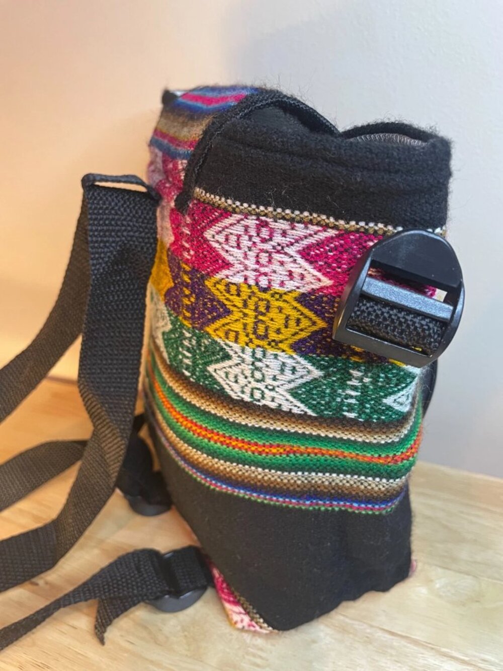Boho Tribal Print Small Backpack / Crossbody Bag - Picture 7 of 7
